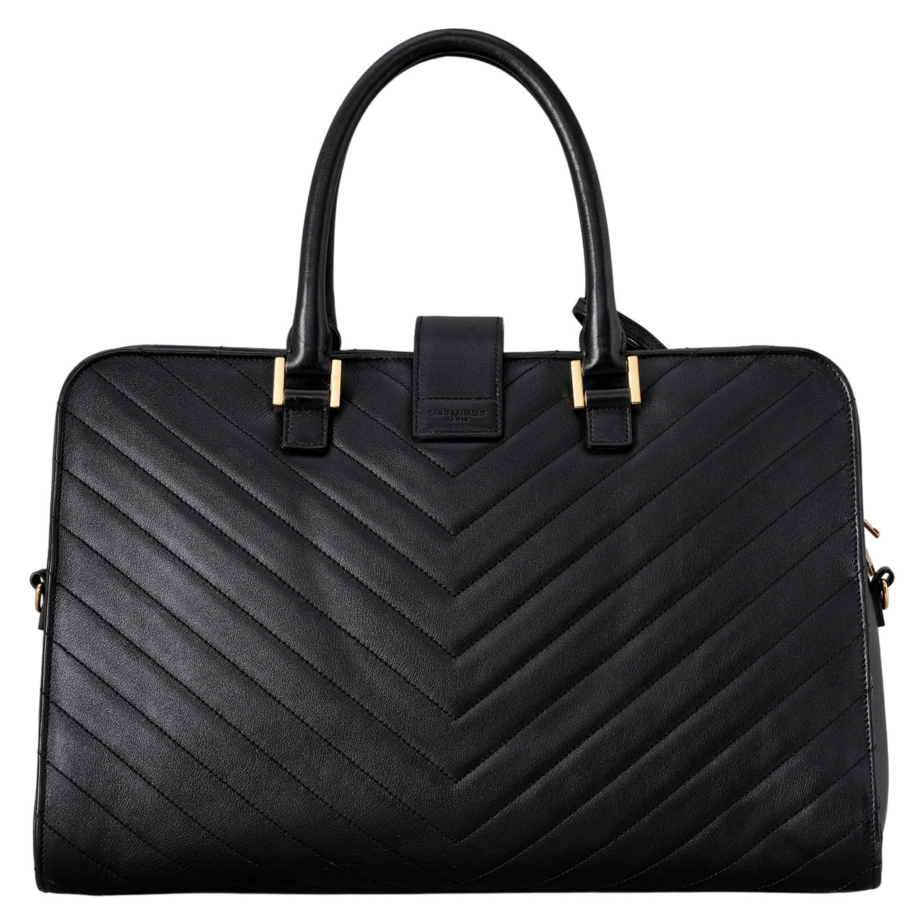 YVES SAINT LAURENT(USED)생로랑 357396 쉐브론 토트백